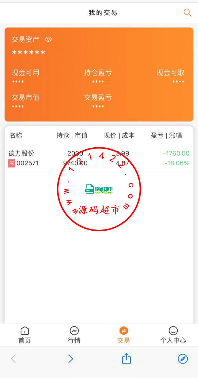 股票，thinkphp后端 vue前端，全开源可二开插图4