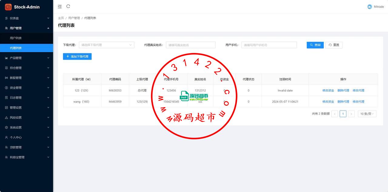 二开的UI印度股票,英文,印度,双语,前端,vue,包含:前端,总后台,代理后台,服务端java全开源带源码,K线接口付费的,K线可以实时波动,对接的云硕接口插图13
