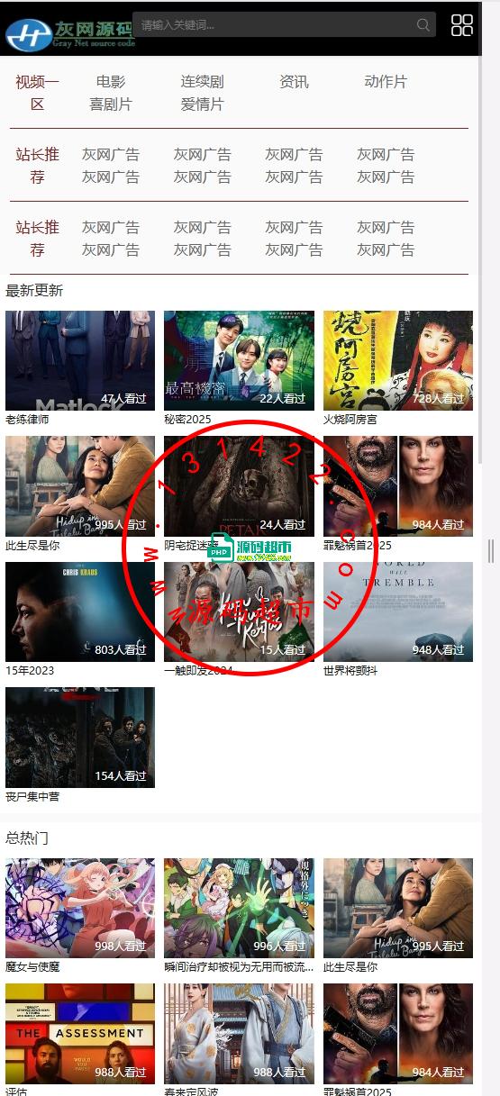 01-成人网站搭建,成人网站源码,X站源码,英文X站插图