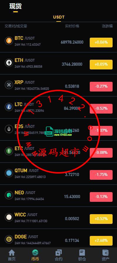 手机前端uniapp带多语言,后端PHP的laravel框架 源码全开源带前端源码跟搭建教程 系统功能支持：秒合约,合约,锁仓挖矿,新币认购功能,无平台币,带pc插图4